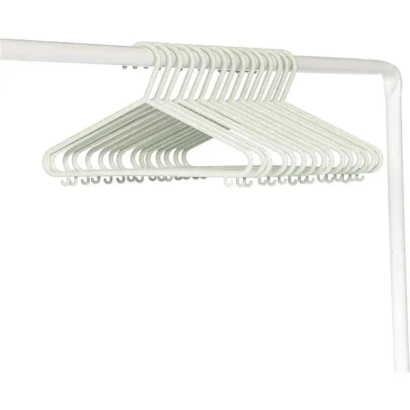 3 Sprouts - 15Pk Baby Wheat Straw Hangers, Speckled Green