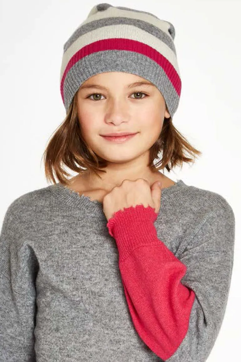 Autumn Cashmere Stripe Girls Hat