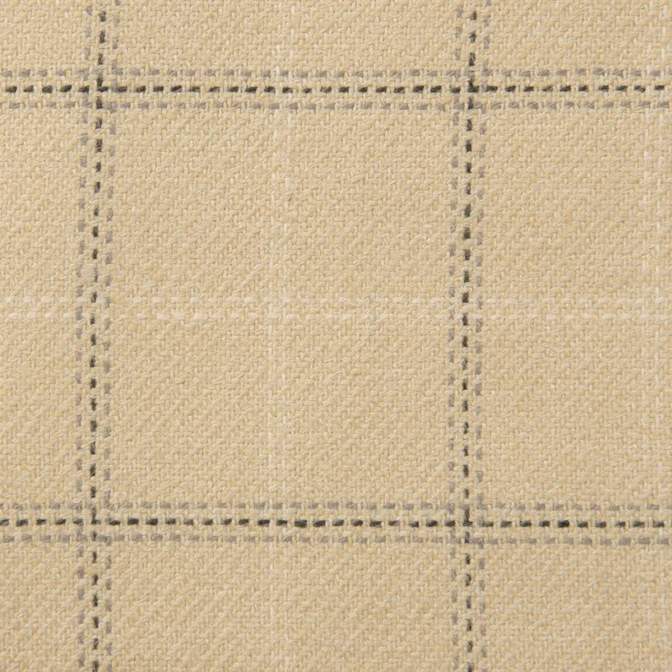 Beige Check Stretch Silk Blend 278