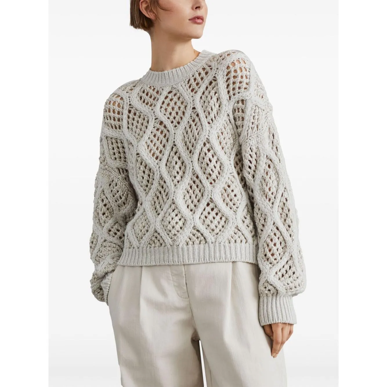 Brunello Cucinelli Sweaters White