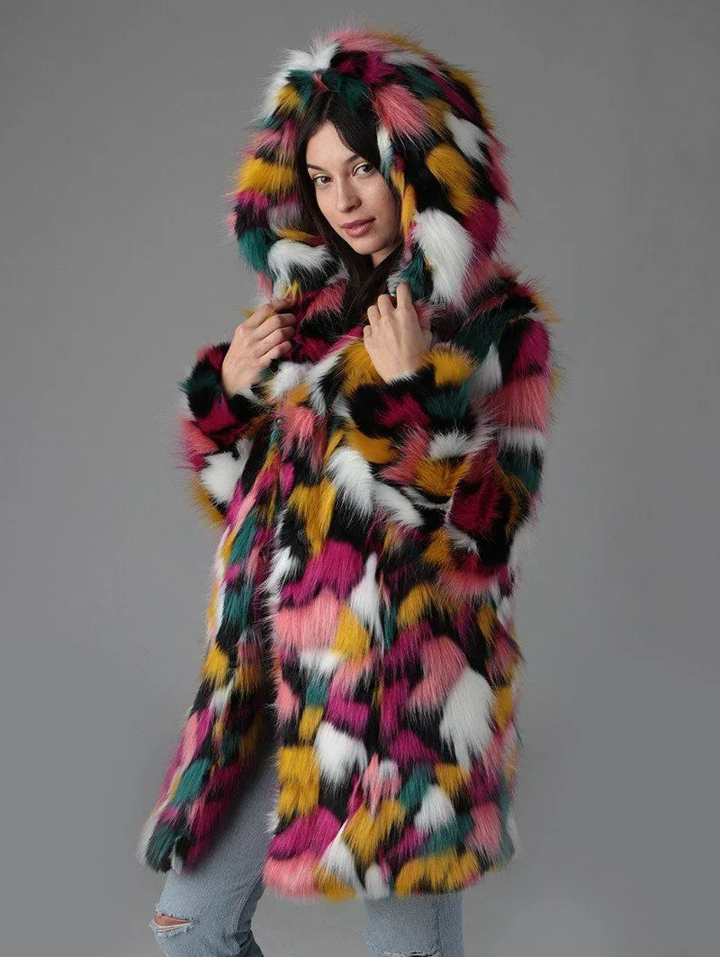 Butterfly Faux Fur Coat SpiritHood