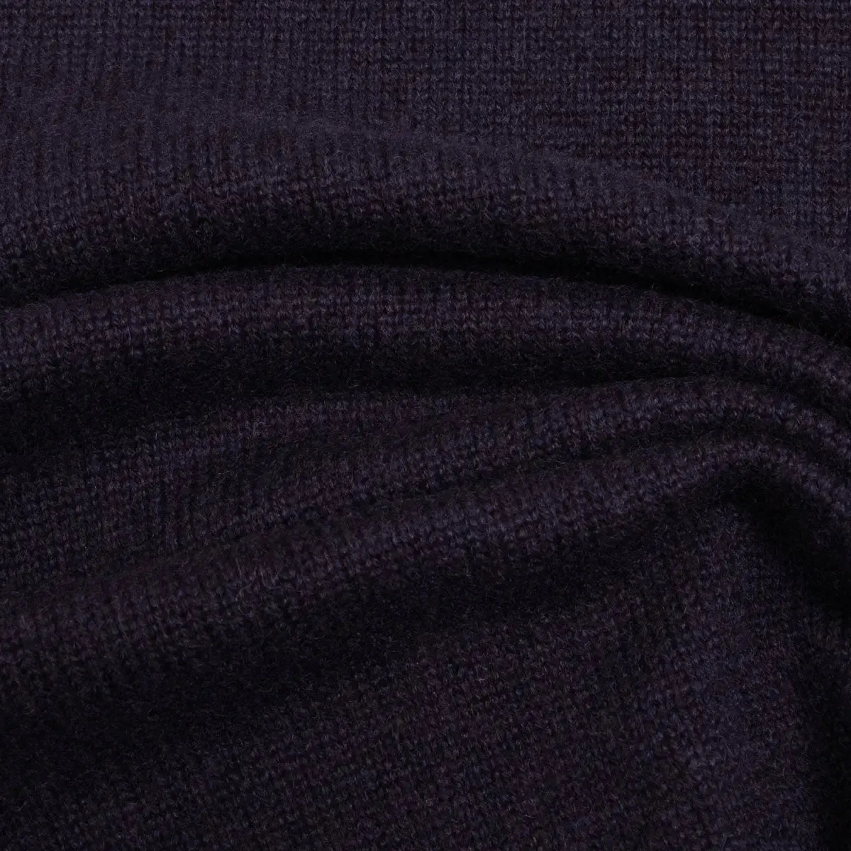 Dark Navy Tiree 4ply Crew Neck Cashmere Sweater