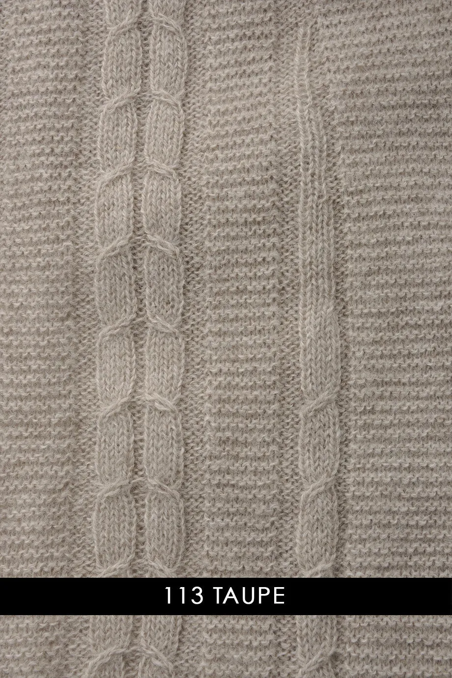 FOGAL 710 LEISURE Alpaca Wool Cardigan Beige