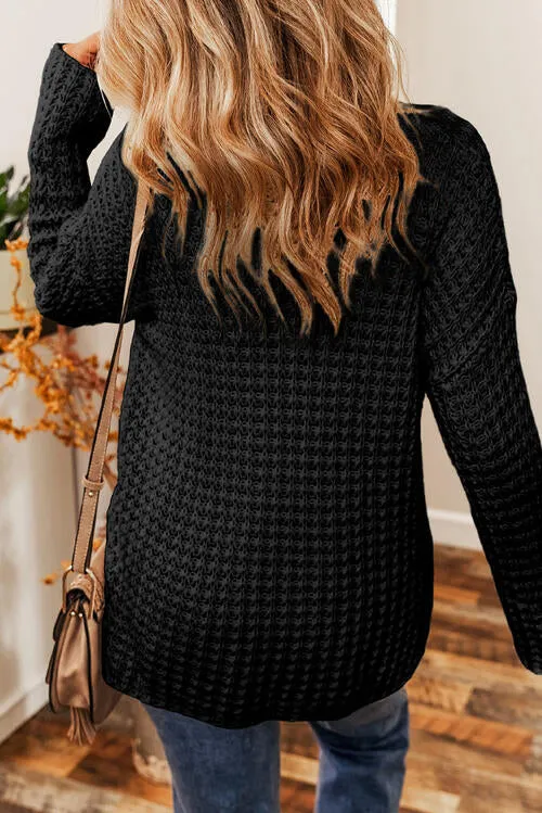 Madrid's Walk Round Neck Long Sleeve Sweater | 4 Colors