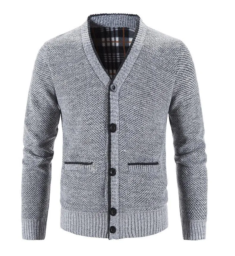 Men Sweaters Coats Winter Thicker Knitted Cardigan Sweater Jackets Knit Clothes