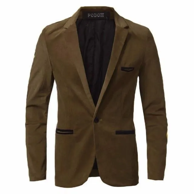 Men's Blazer Slim Fit Casual Blazer