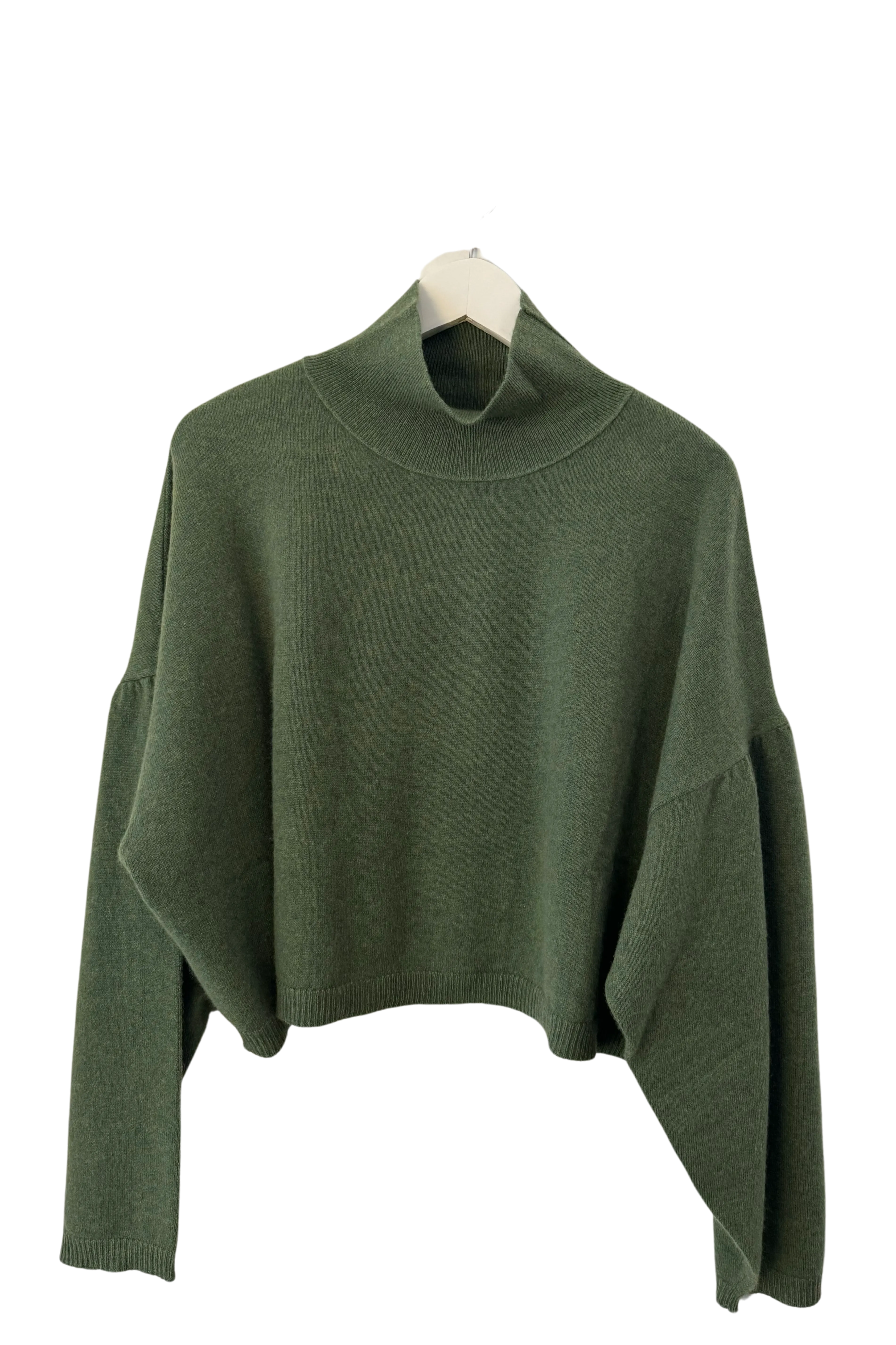 Moss Swing Mock Neck Sweater