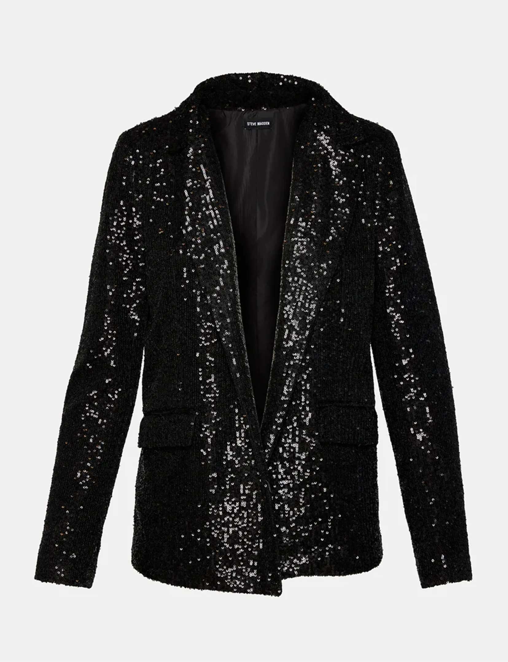 Payton Sequin Blazer, Black