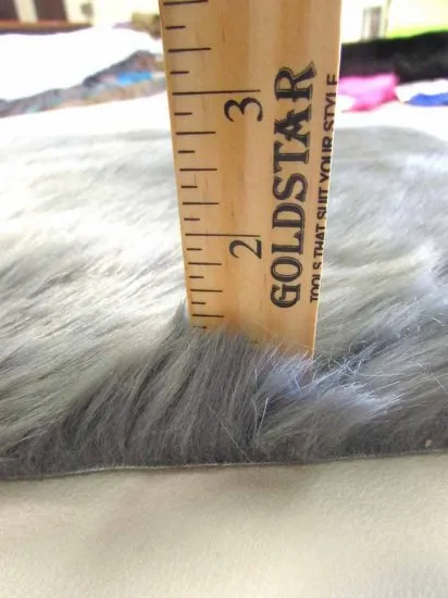 Short Shag Faux Fur Fabric / Cafe / EcoShag 15 Yard Bolt