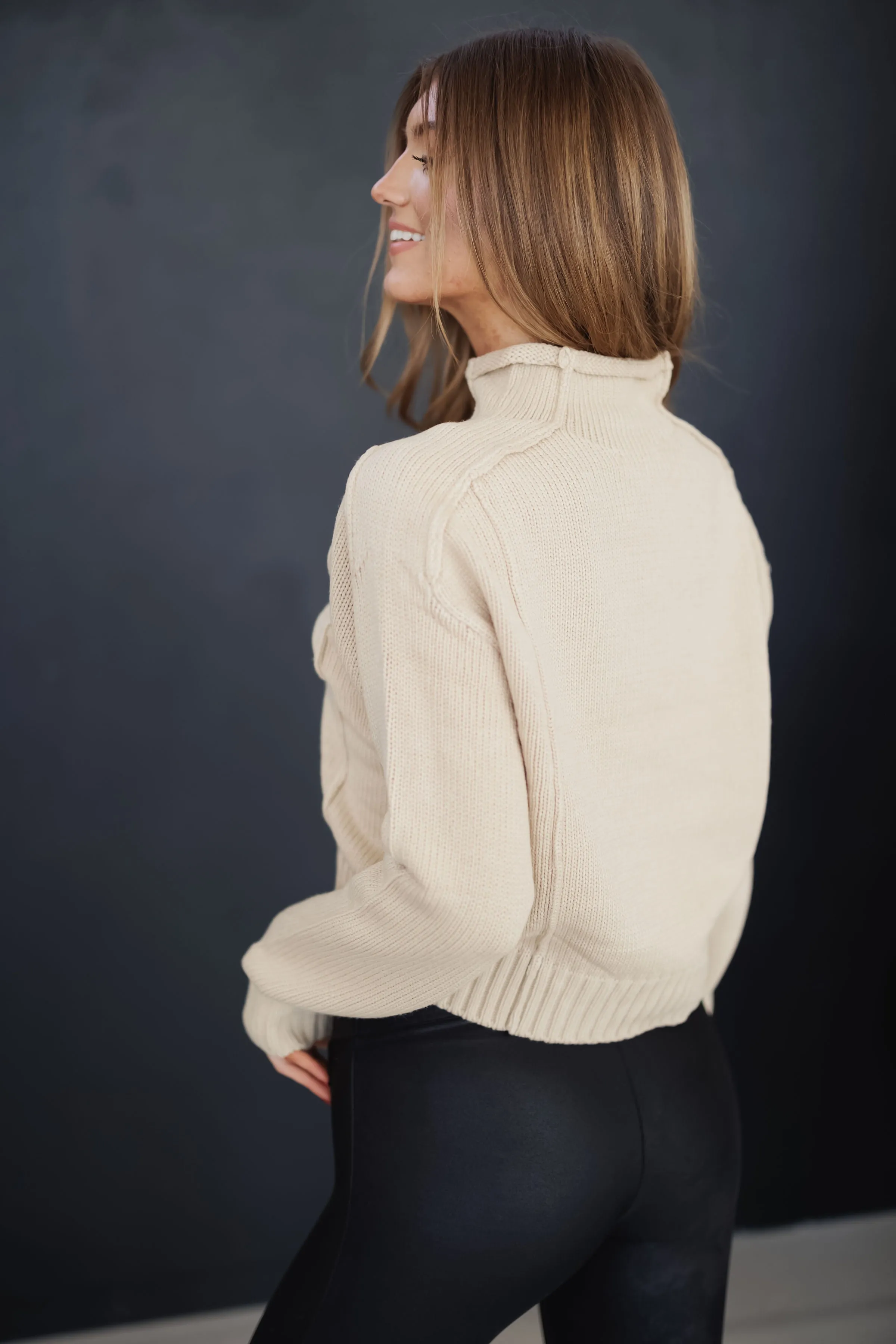 Sienna Sweater-Taupe