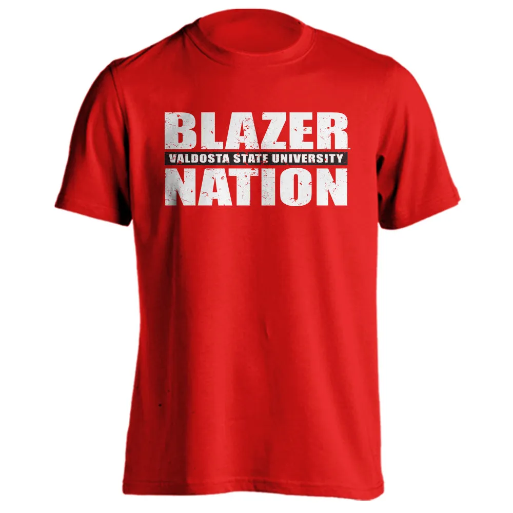 Valdosta State University VSU Blazers Blazer Nation Tee Short Sleeve T-Shirt