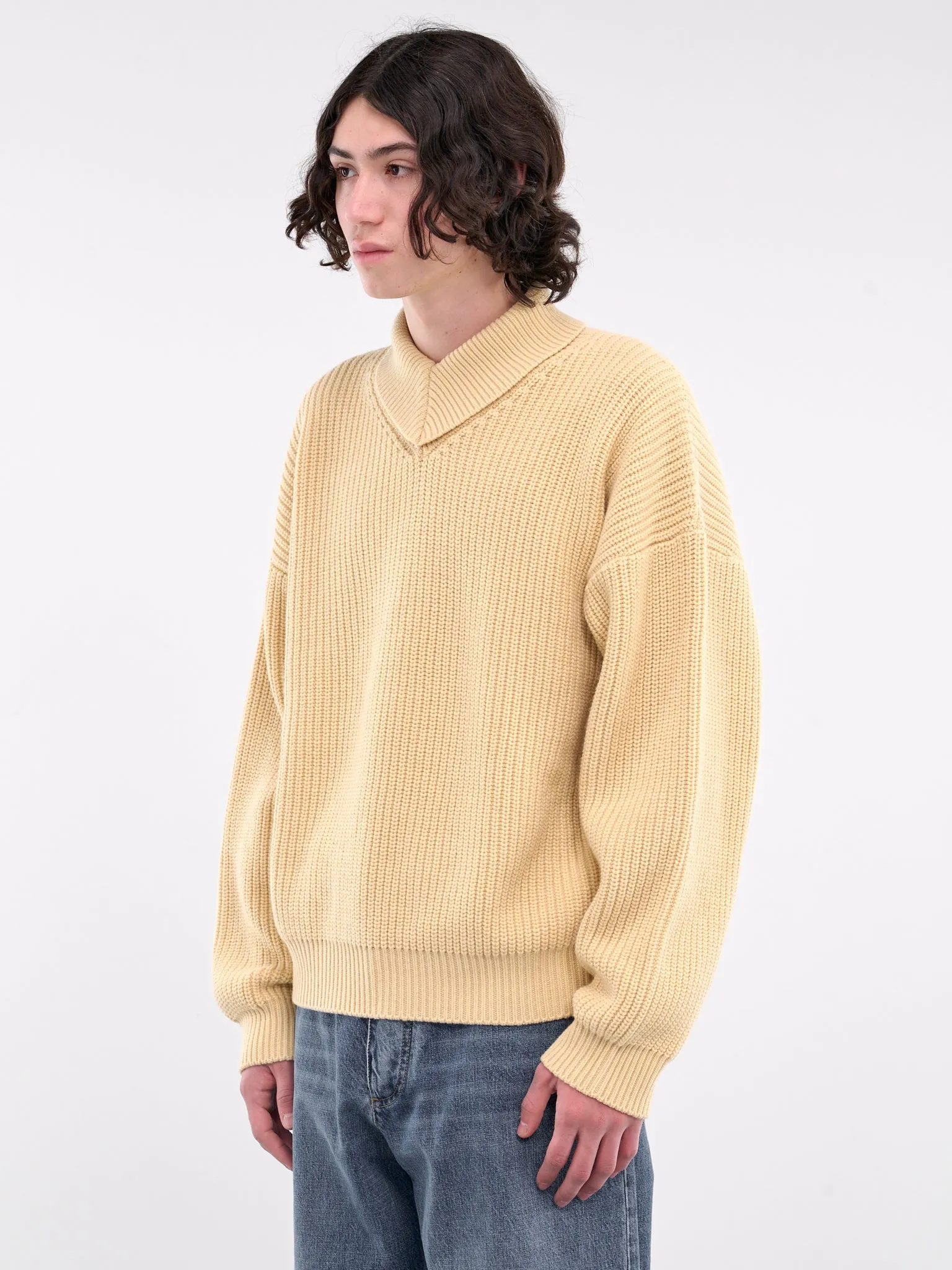 Wool-Cashmere Sweater (812511V4VY0-7418-SHELL)